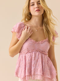 Madeline Embroidered Babydoll Top - ALTAR'D STATE KIDS