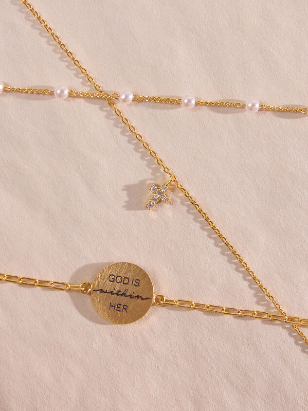 God is Within Her Bracelet Set Detail 2 - ALTAR'D STATE KIDS