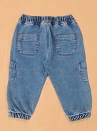 Alex Solid Cargo Jean Jogger Detail 5 - AS Kids