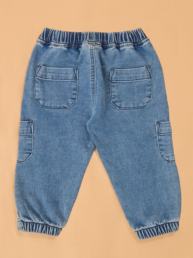 Alex Solid Cargo Jean Jogger Detail 5 - AS Kids