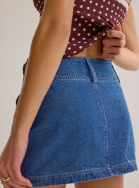 Karsen Denim Mini Skirt Detail 5 - AS Kids