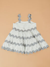 Amelia Floral Ric Rac Toddler Dress Detail 3 - ALTAR'D STATE KIDS