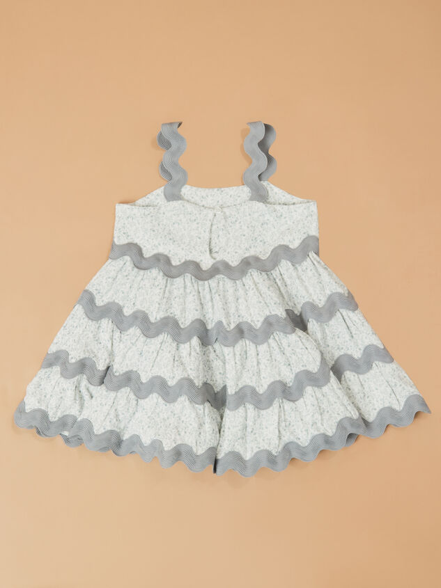 Amelia Floral Ric Rac Toddler Dress Detail 3 - ALTAR'D STATE KIDS