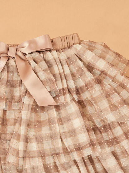 Gracie Gingham Tutu Skort - AS Kids