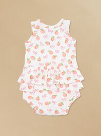 Bow Peachy Ruffle Bodysuit Detail 2 - AS Kids