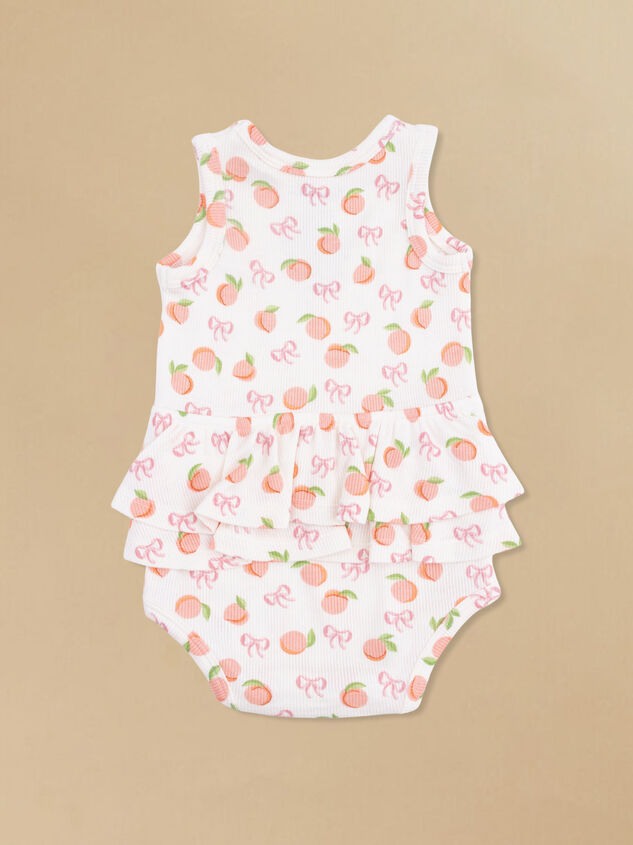 Bow Peachy Ruffle Bodysuit Detail 2 - AS Kids