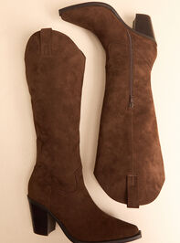 Alisse Suede Western Boot Detail 6 - AS Kids