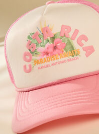 Costa Rica Trucker Hat Detail 2 - AS Kids