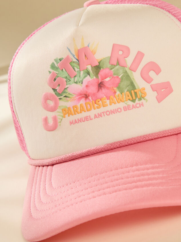 Costa Rica Trucker Hat Detail 2 - AS Kids