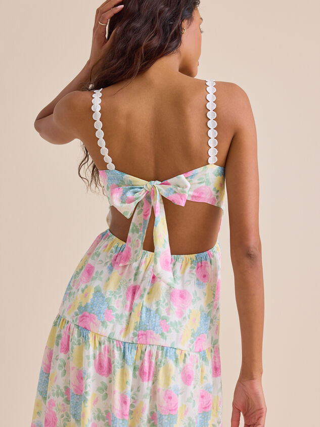 Yara Floral Maxi Dress Detail 2 - ALTAR'D STATE KIDS
