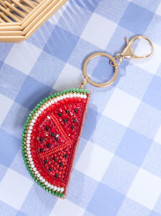 Beaded Watermelon Bag Charm Detail 5 - ALTAR'D STATE KIDS