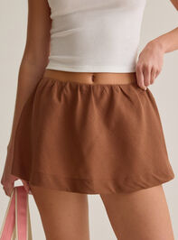 Madison Linen Mini Skort Detail 2 - AS Kids
