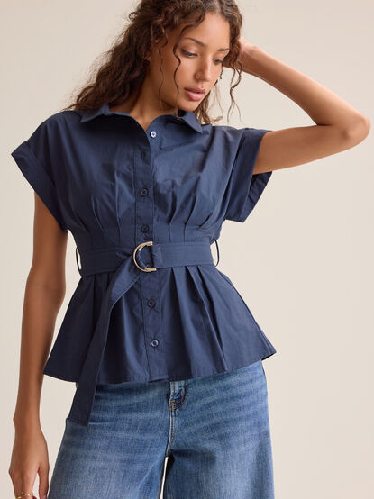 Cypress Button Up Top - AS Kids