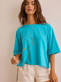 Sideline Snap Boxy Tee Detail 2 - ALTAR'D STATE KIDS