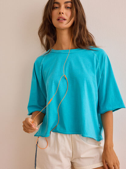 Sideline Snap Boxy Tee - ALTAR'D STATE KIDS