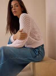 Jackie Chenille Sweater Detail 3 - AS Kids