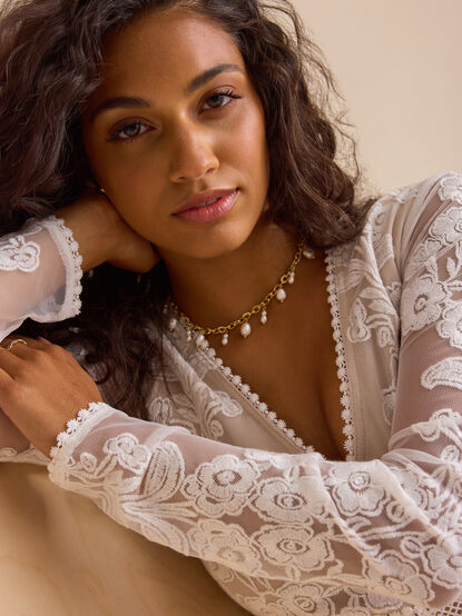 Arissa Floral Embroidered Top - ALTAR'D STATE KIDS