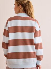 Brooklyn Stripe Mockneck Detail 5 - AS Kids