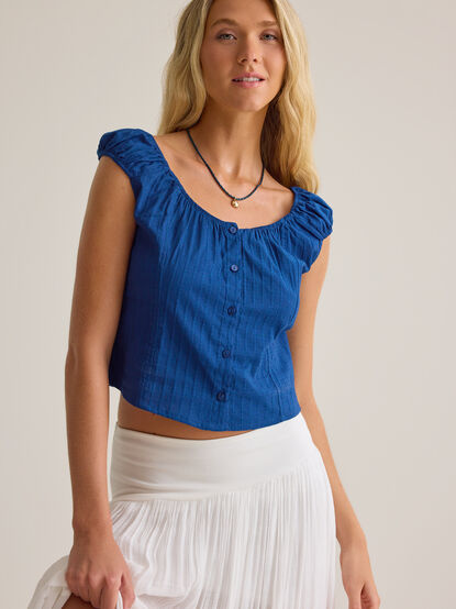 Haven Button Up Top - AS Kids
