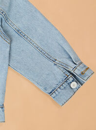 Maya Embroidered Denim Jacket Detail 5 - ALTAR'D STATE KIDS
