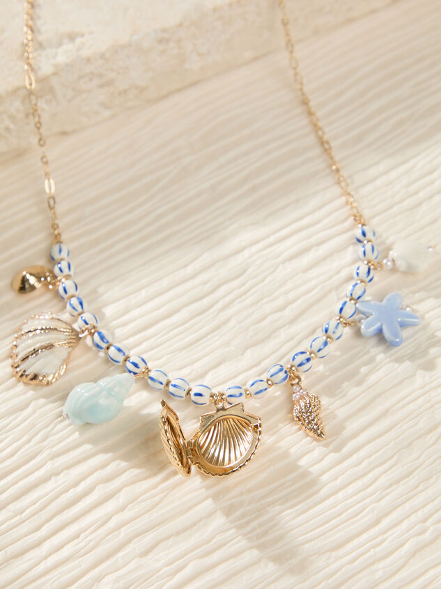 Coastal Charm Necklace Detail 2 - ALTAR'D STATE KIDS