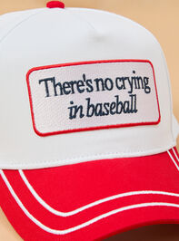 "There's No Crying in Baseball" Hat Detail 2 - ALTAR'D STATE KIDS