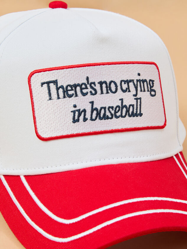 "There's No Crying in Baseball" Hat Detail 2 - ALTAR'D STATE KIDS