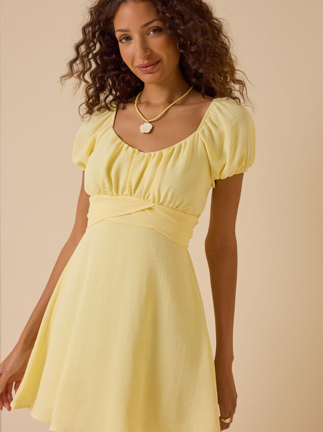 Delilah Crossover Mini Dress Detail 2 - ALTAR'D STATE KIDS