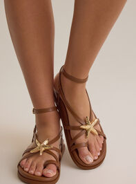 Arely Tan Strappy Sandal - AS Kids