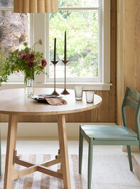 Rose Wood Round Dining Table Detail 2 - ALTAR'D STATE KIDS