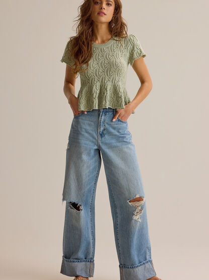 Lexie Pointelle Top - AS Kids