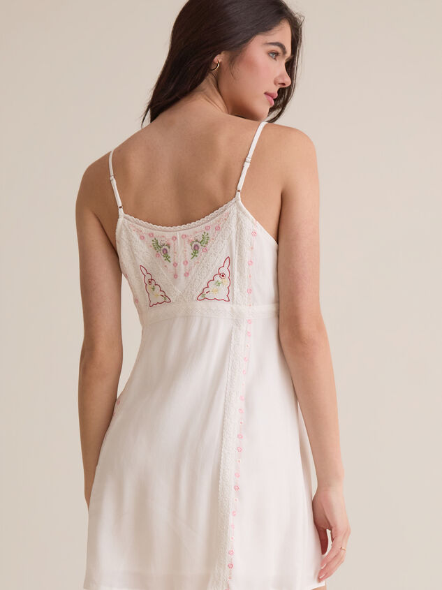 Parker Embroidered Mini Dress Detail 6 - AS Kids