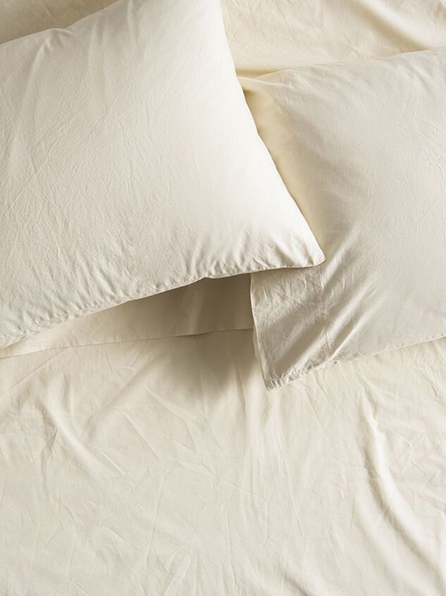 Organic Cotton Percale Single Pillowcase Detail 3 - ALTAR'D STATE KIDS