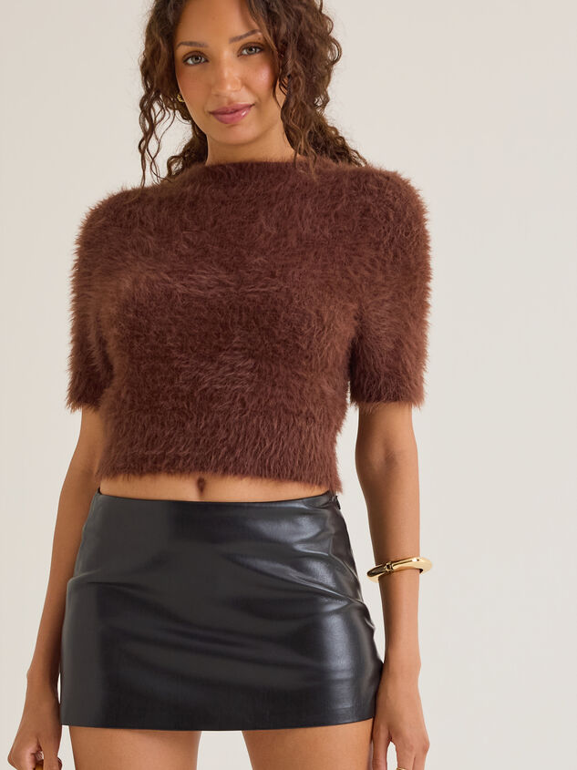 Odette Leather Mini Skirt - AS Kids