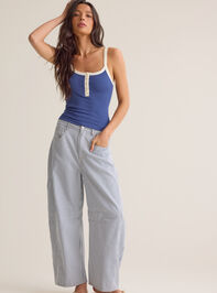 Caven High Rise Barrel Pants Detail 3 - AS Kids