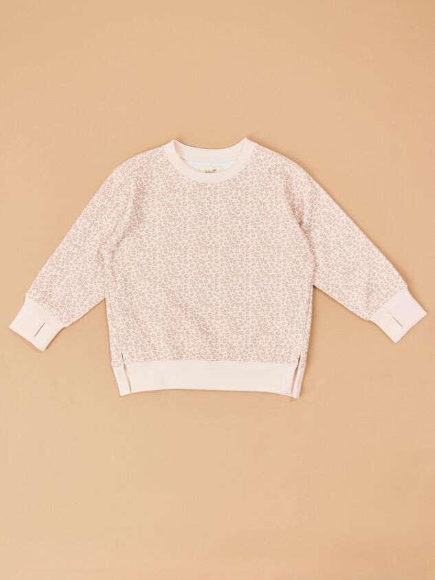 Lilah Leopard Pullover Detail 2 - AS Kids