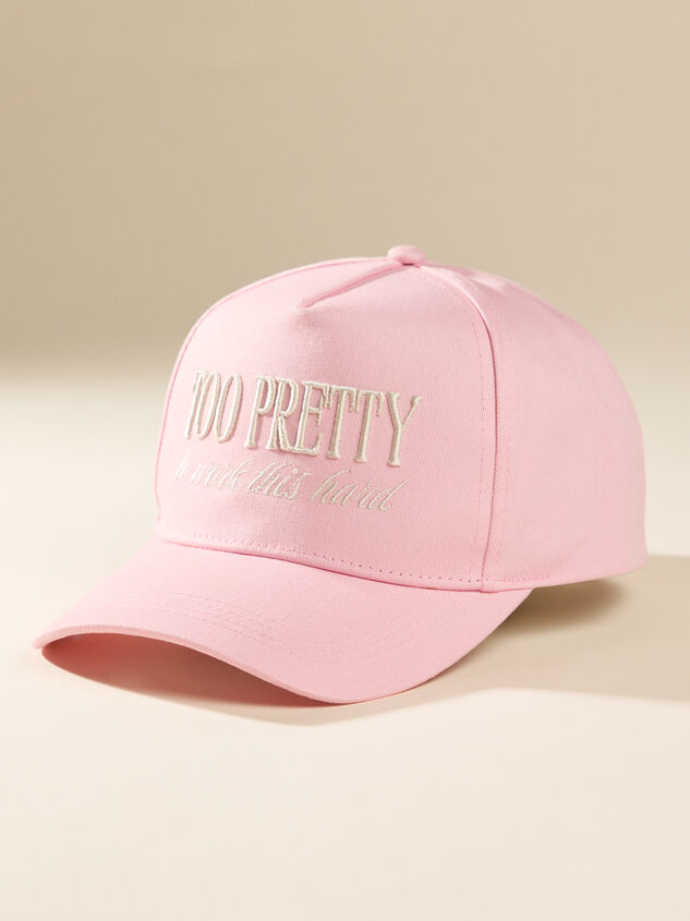 Too Pretty To Work This Hard Trucker Hat - ALTAR'D STATE KIDS