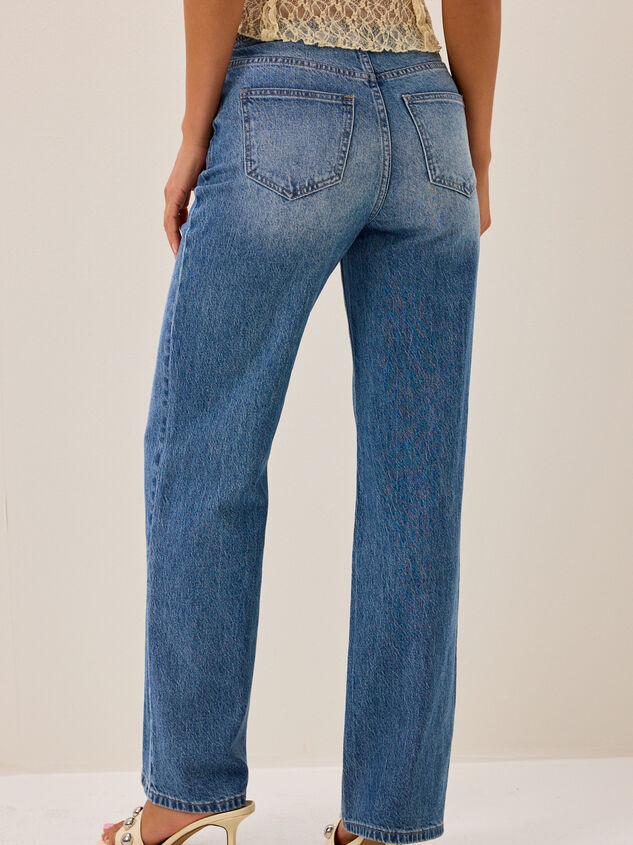 Tasha High Rise Lace up Jean Detail 3 - AS Kids