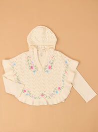 Willa Embroidered Poncho And Jeans Detail 2 - AS Kids