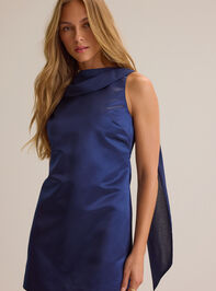 Alma Satin Mini Dress Detail 3 - AS Kids