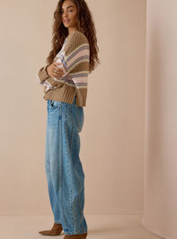 Adley Striped Sweater Detail 4 - AS Kids