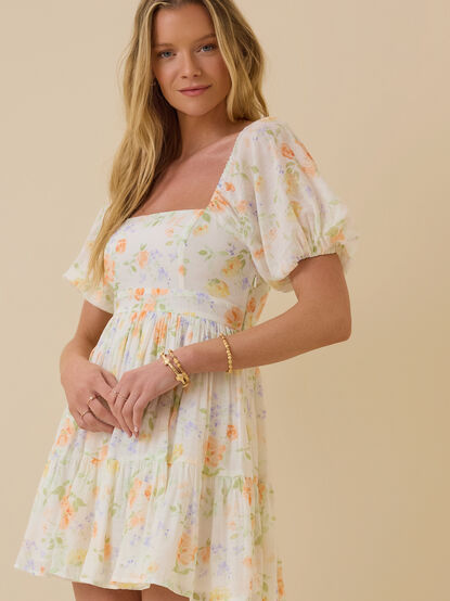 Blaine Mini Floral Dress - ALTAR'D STATE KIDS