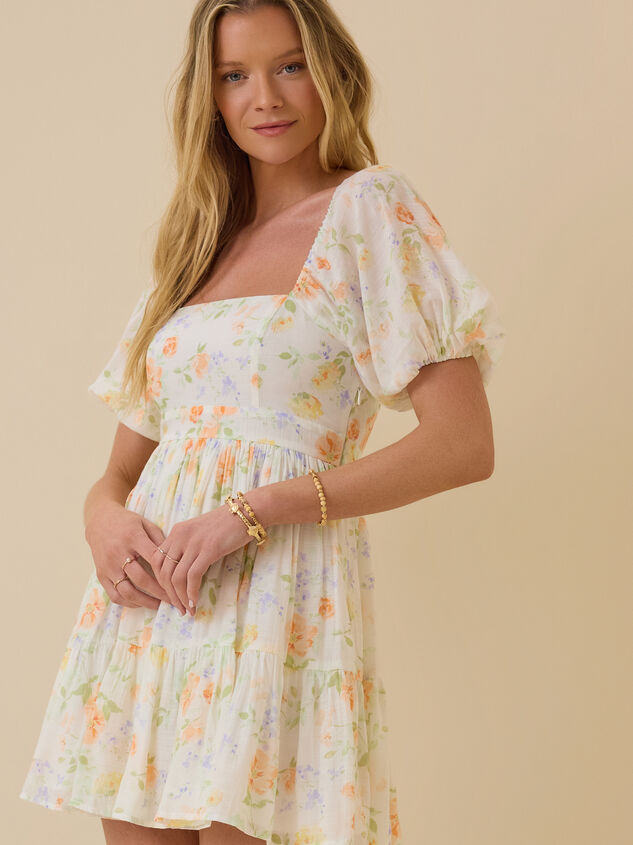 Blaine Mini Floral Dress Detail 2 - ALTAR'D STATE KIDS