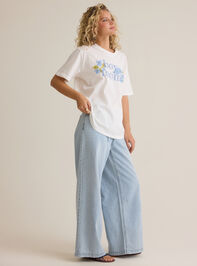 Boy Mom Floral Tee Detail 3 - ALTAR'D STATE KIDS