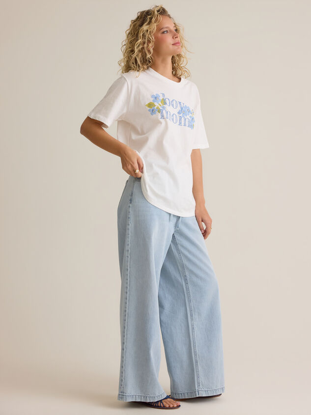 Boy Mom Floral Tee Detail 3 - ALTAR'D STATE KIDS