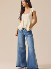 Madeline Embroidered Babydoll Top - ALTAR'D STATE KIDS