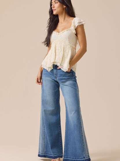 Madeline Embroidered Babydoll Top - ALTAR'D STATE KIDS