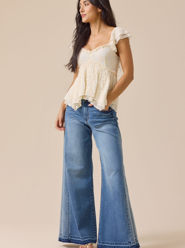 Madeline Embroidered Babydoll Top - ALTAR'D STATE KIDS