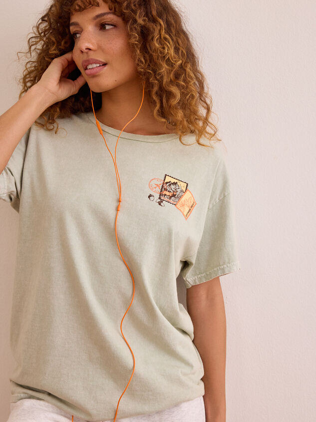 Fall Postcard Graphic Tee Detail 2 - AS Kids