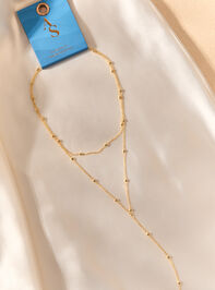 Waterproof Double Layer Y Necklace - AS Kids